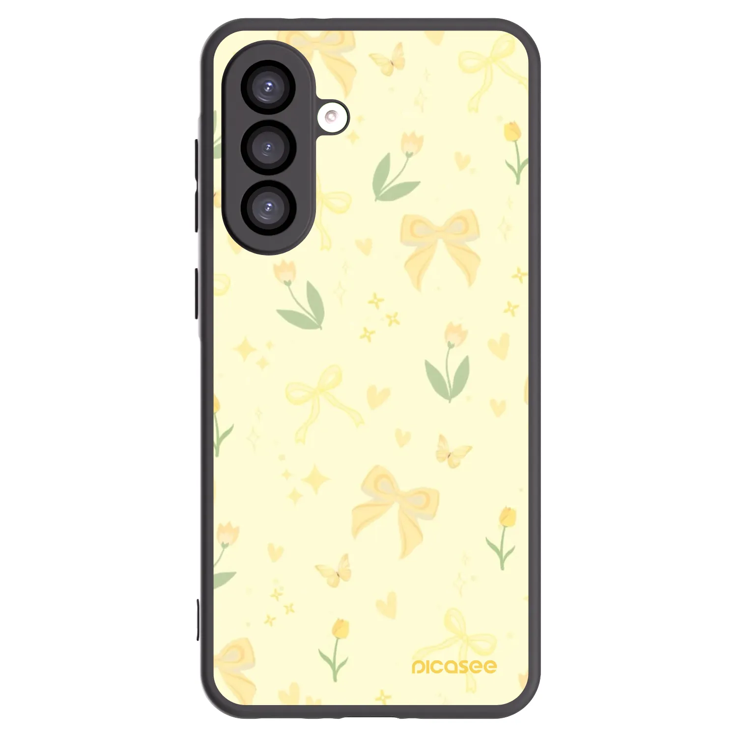 Picasee husă neagră din silicon pentru Samsung Galaxy A26 5G A266B - Honey Blossom