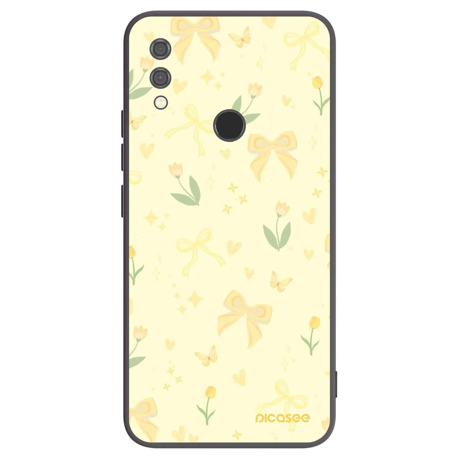 Picasee husă neagră din silicon pentru Xiaomi Redmi Note 7 - Honey Blossom