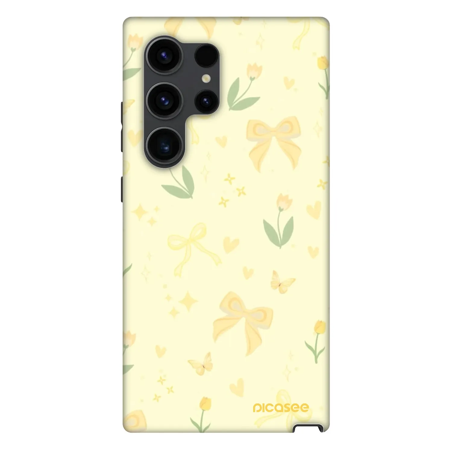 Picasee Fashion Case PowerShare pro Samsung Galaxy S24 Ultra S928B 5G - Honey Blossom