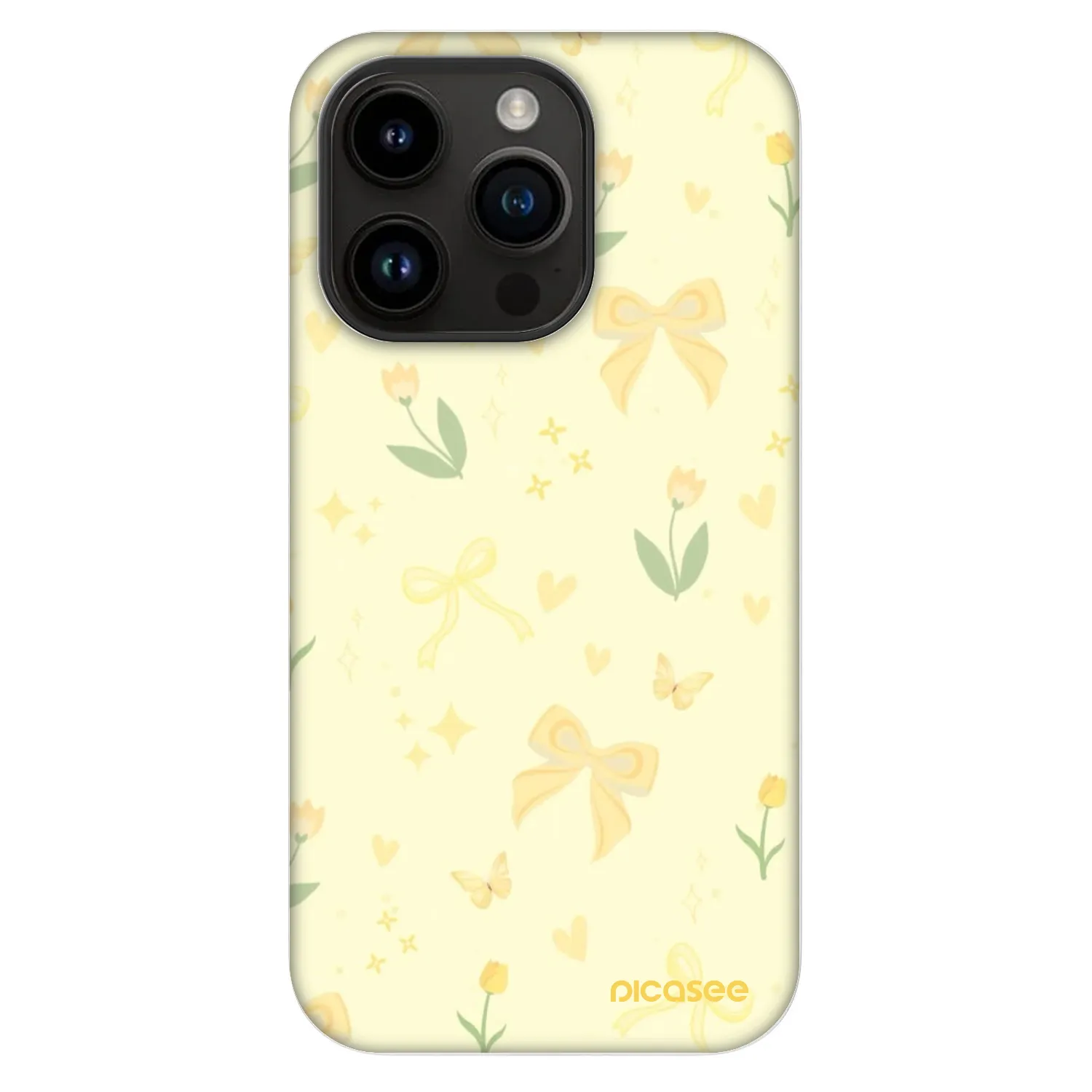 Picasee Fashion Case MagSafe pentru Apple iPhone 14 Pro - Honey Blossom