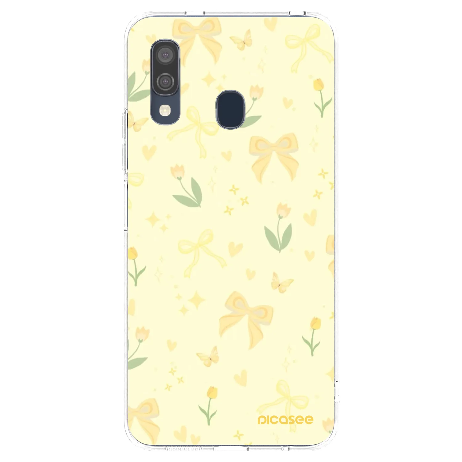 Picasee husă transparentă din silicon pentru Samsung Galaxy A40 A405F - Honey Blossom