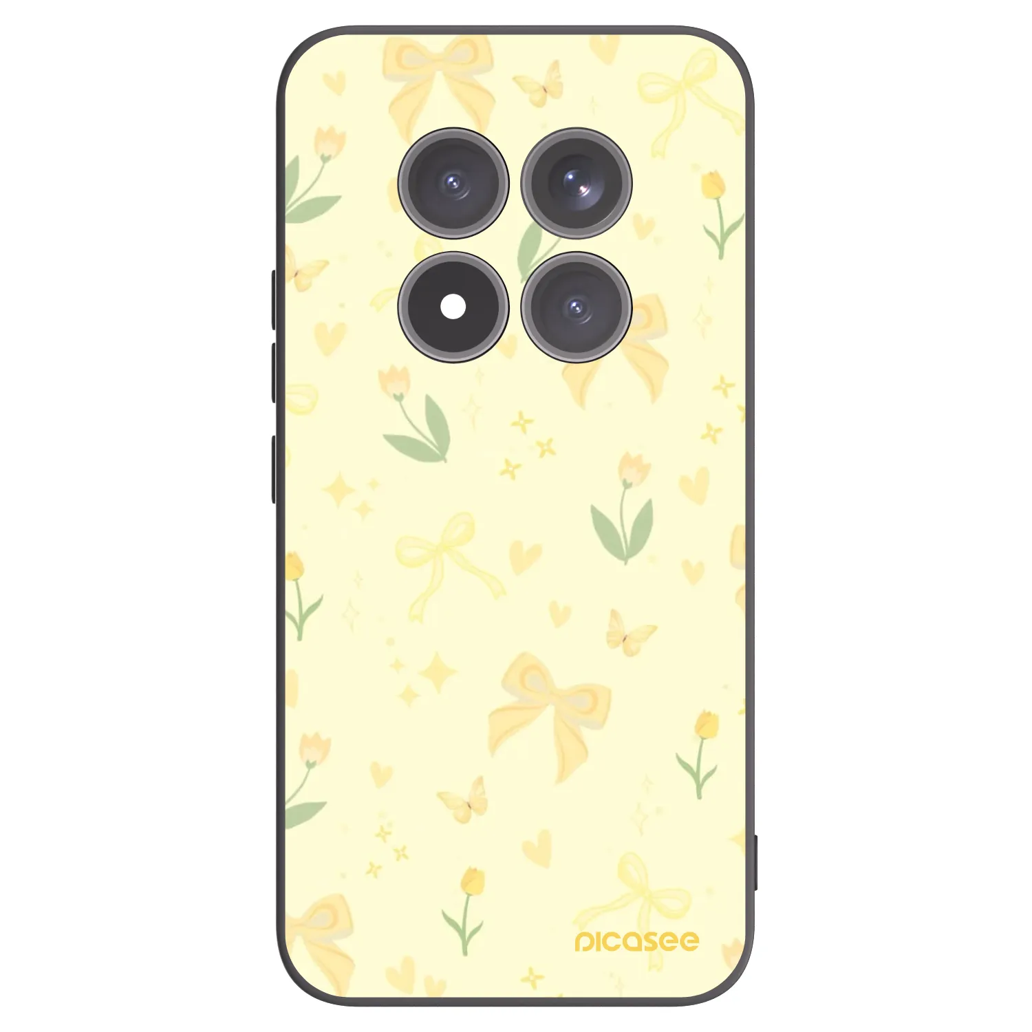 Picasee husă neagră din silicon pentru Xiaomi Redmi Note 15 Pro+ - Honey Blossom