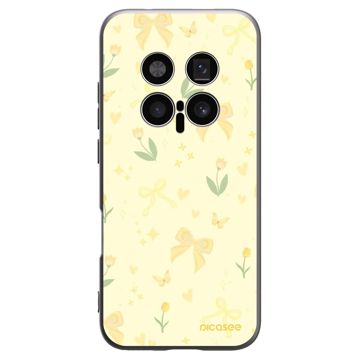 Picasee husă neagră din silicon pentru Honor Magic8 Pro 5G - Honey Blossom
