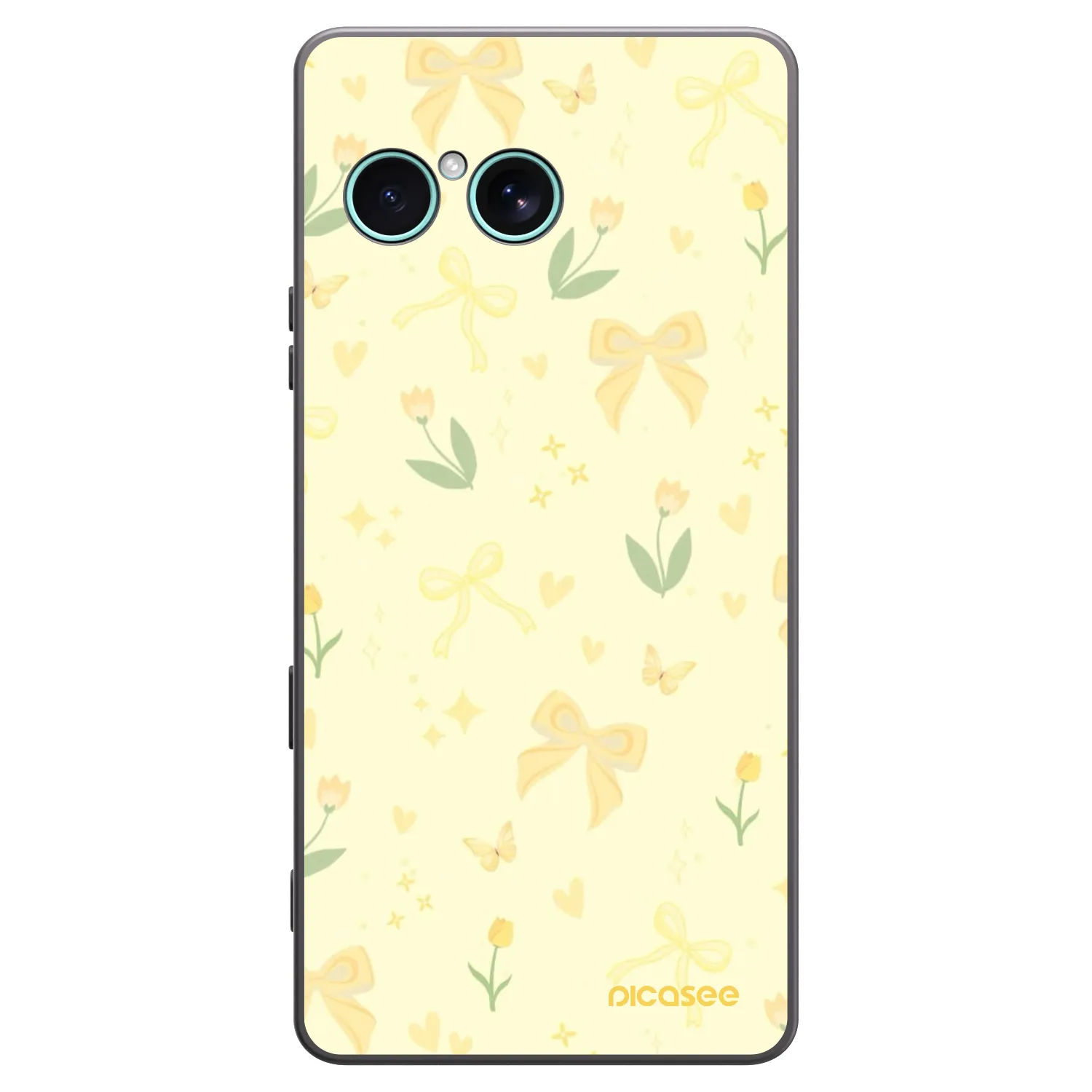 Picasee husă neagră din silicon pentru Sony Xperia 10 VII - Honey Blossom