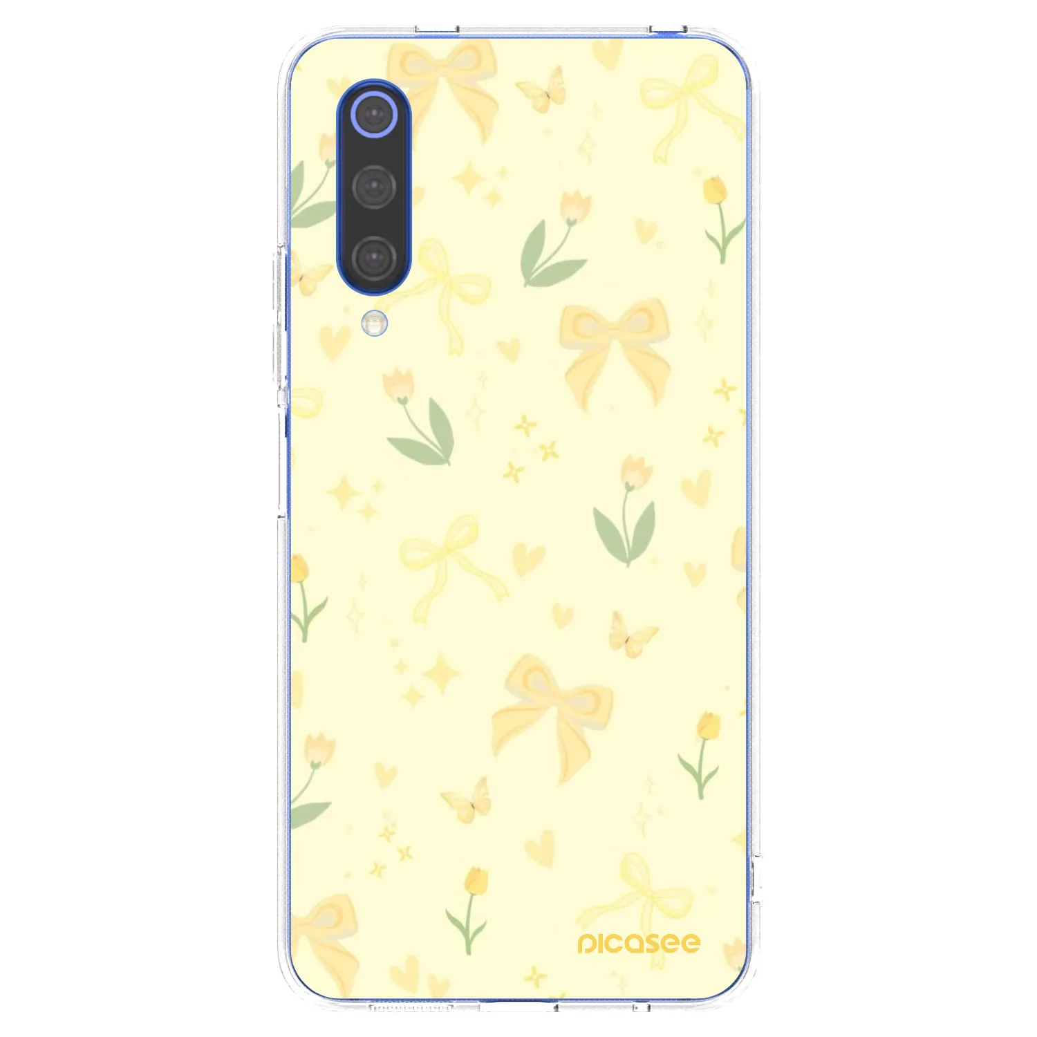 Picasee husă transparentă din silicon pentru Xiaomi Mi 9 SE - Honey Blossom
