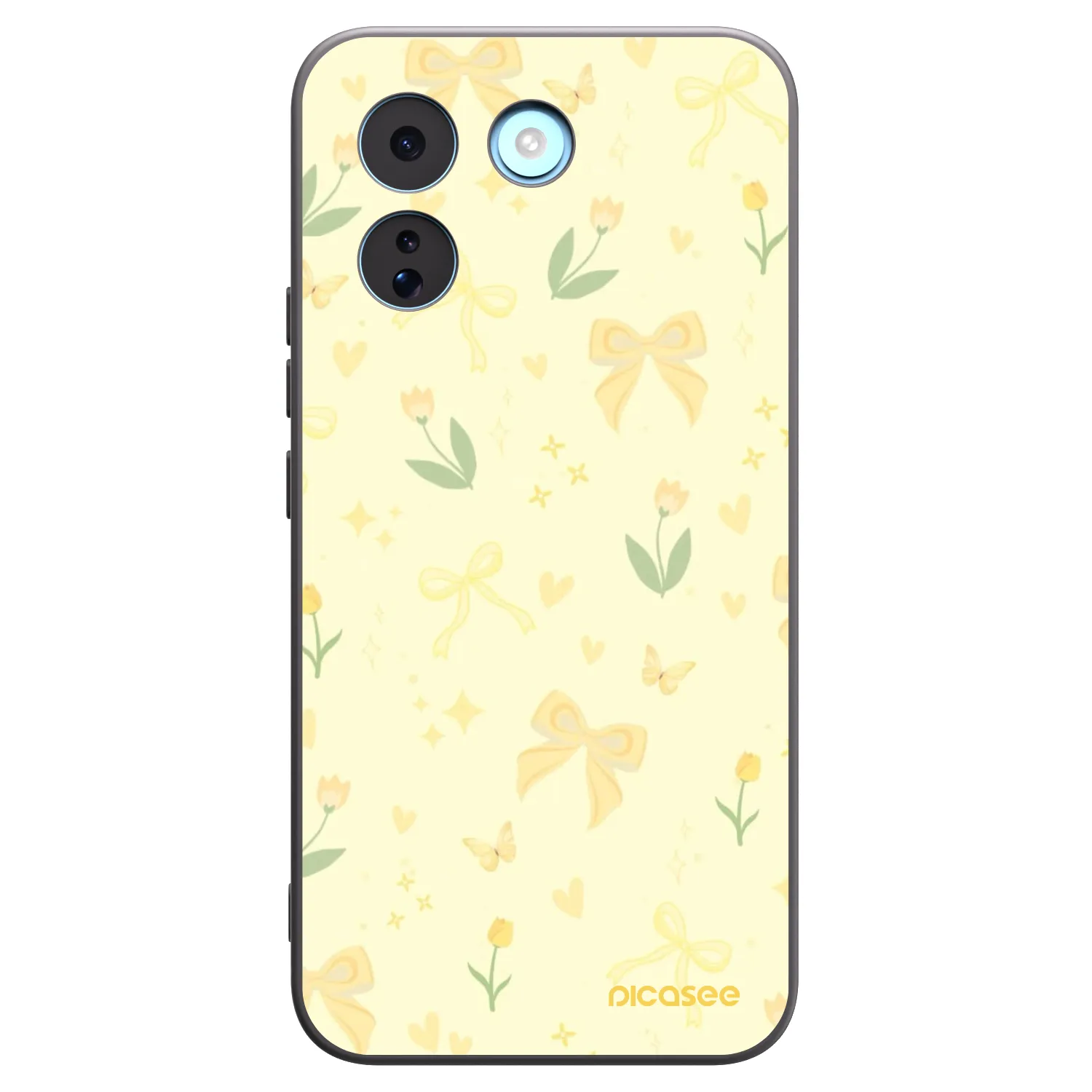 Picasee husă neagră din silicon pentru Xiaomi Redmi Note 17 Pro MAX 5G - Honey Blossom