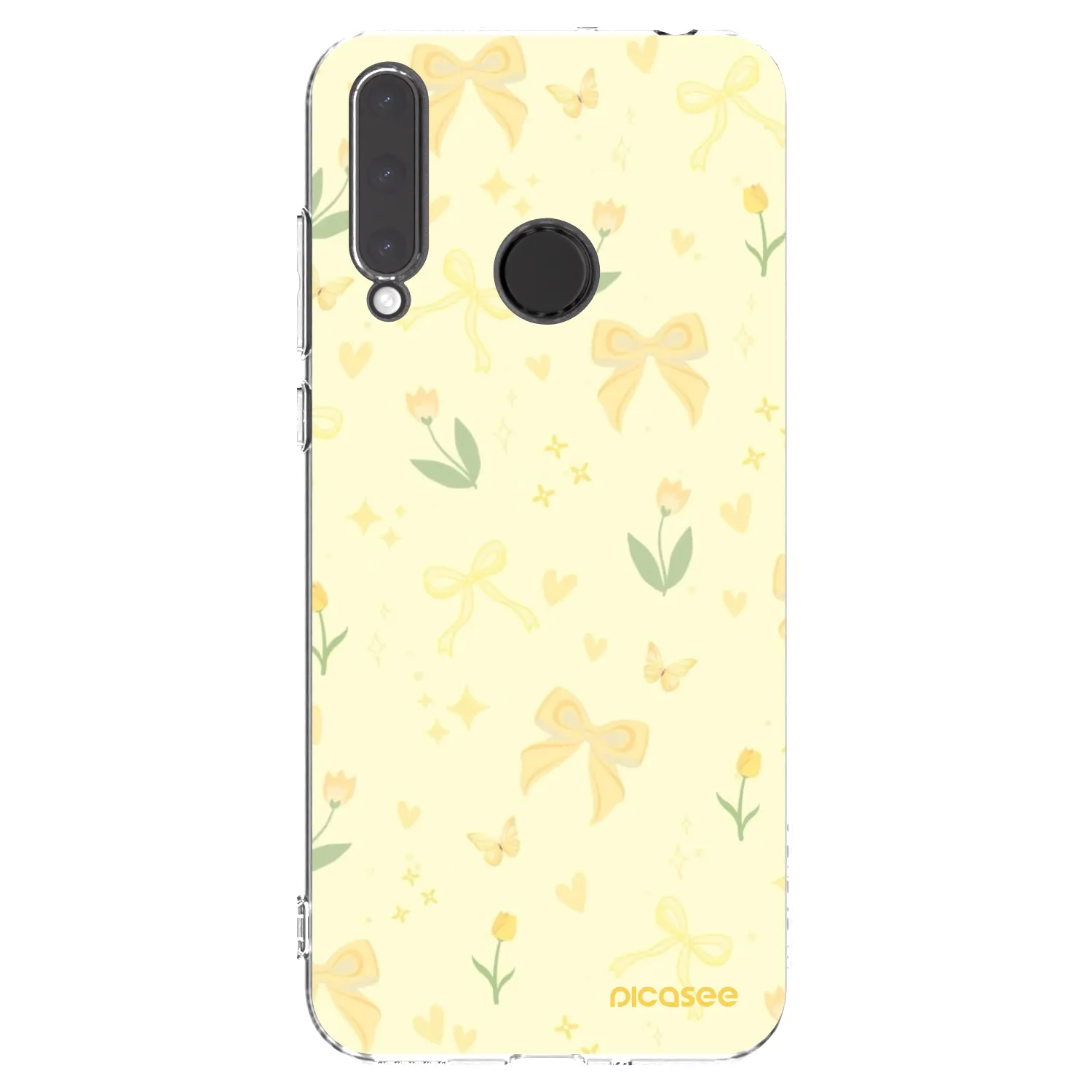 Picasee husă transparentă din silicon pentru Honor 20 Lite - Honey Blossom