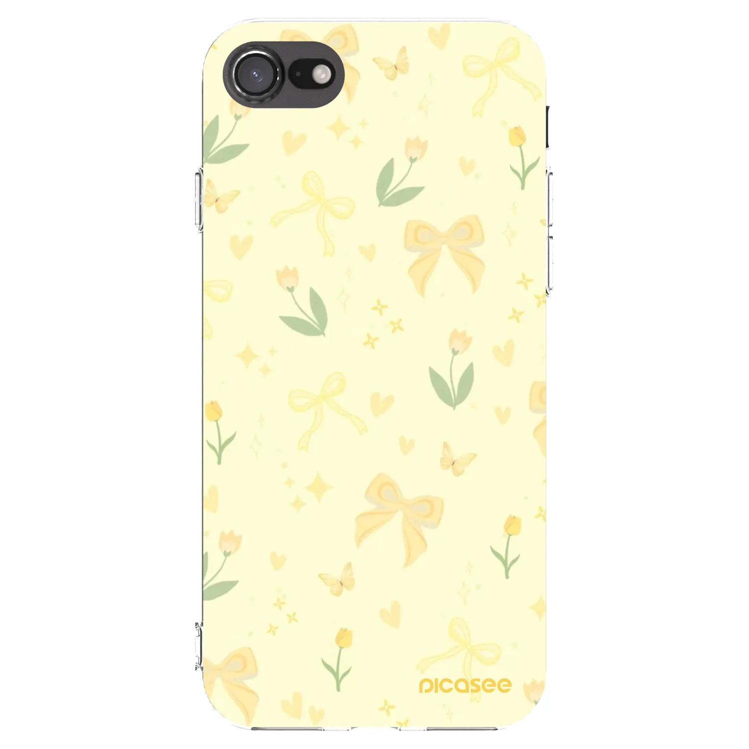 Picasee husă transparentă din silicon pentru Apple iPhone 8 - Honey Blossom