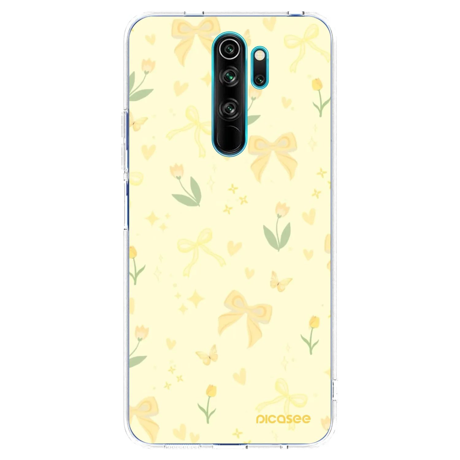 Picasee husă transparentă din silicon pentru Xiaomi Redmi Note 8 Pro - Honey Blossom