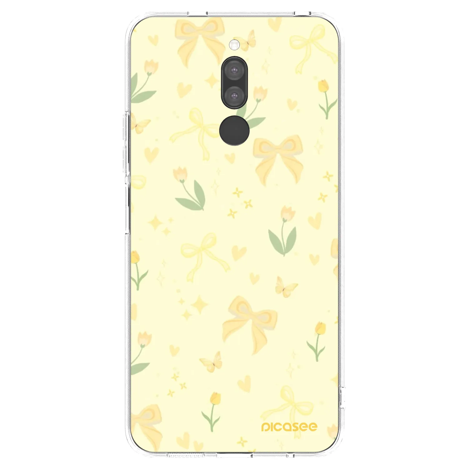 Picasee husă transparentă din silicon pentru Xiaomi Redmi 8 - Honey Blossom