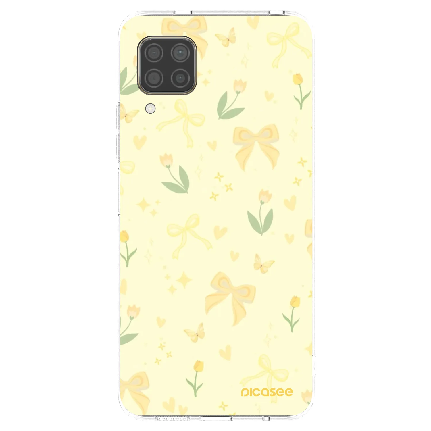 Picasee husă transparentă din silicon pentru Huawei P40 Lite - Honey Blossom
