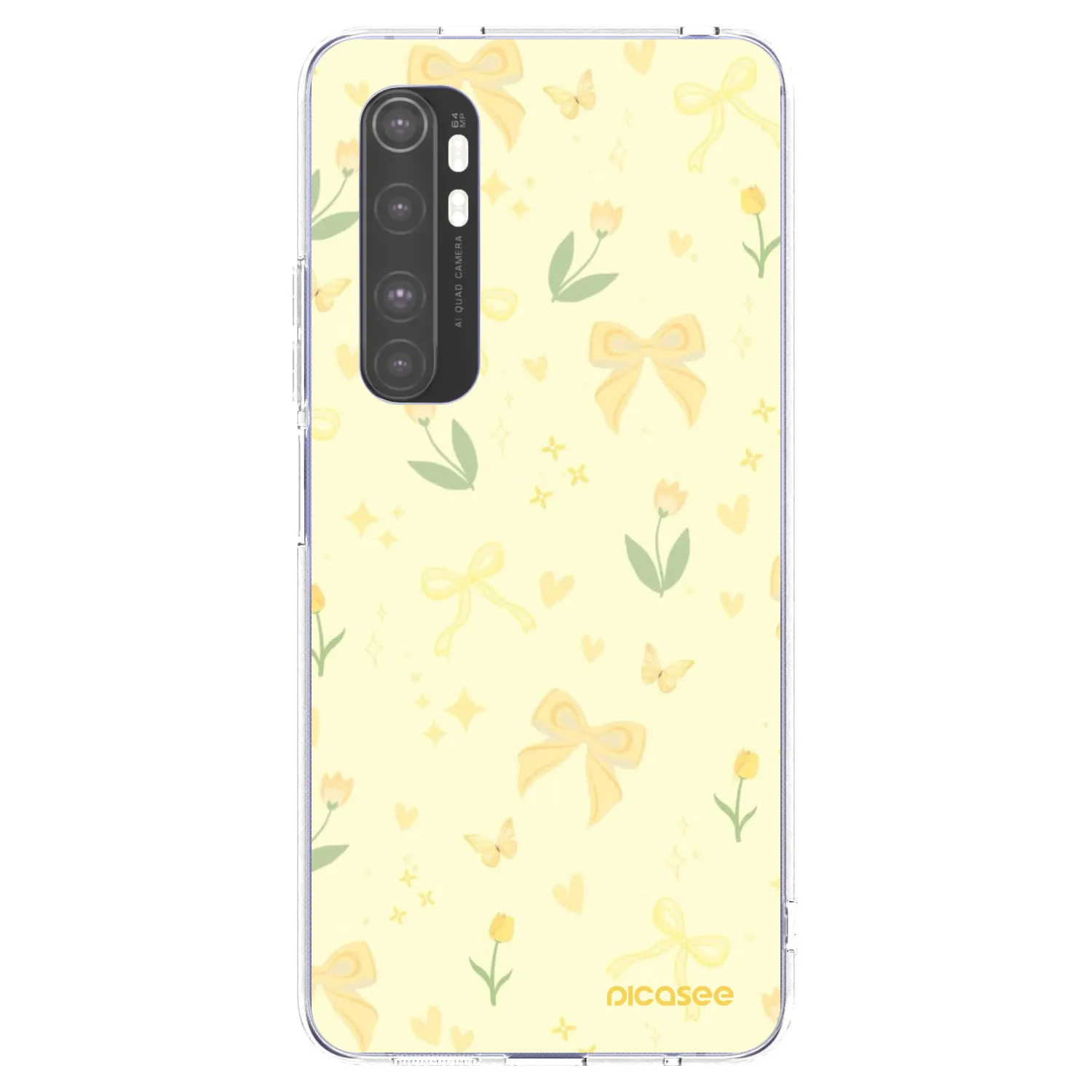 Picasee husă transparentă din silicon pentru Xiaomi Mi Note 10 Lite - Honey Blossom