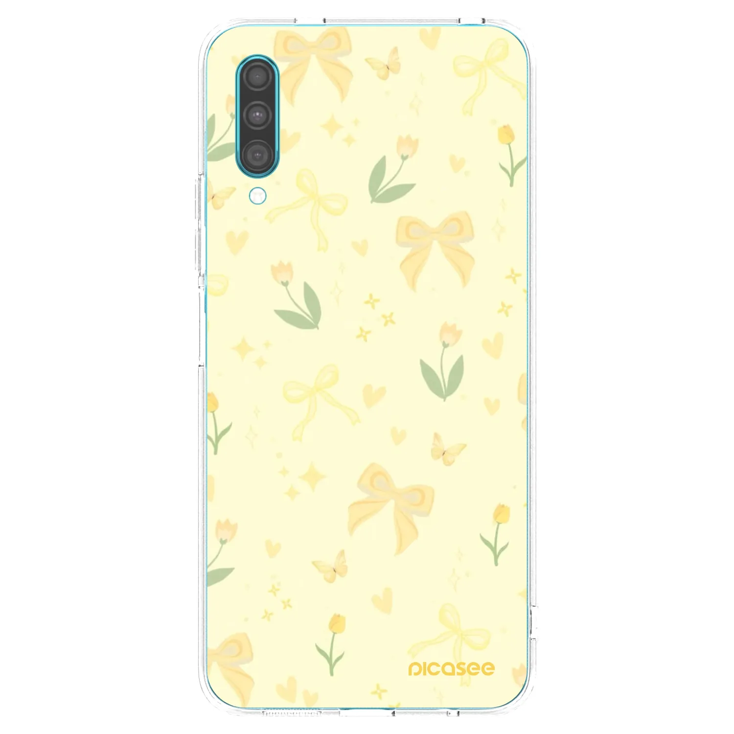 Picasee husă transparentă din silicon pentru Samsung Galaxy A30s A307F - Honey Blossom