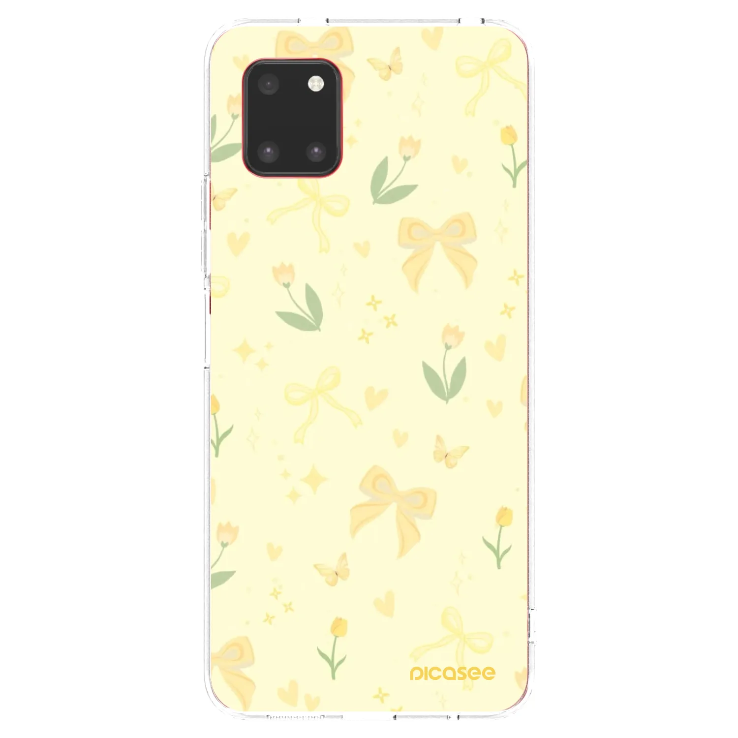 Picasee husă transparentă din silicon pentru Samsung Galaxy Note 10 Lite N770F - Honey Blossom