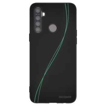 Picasee husă neagră din silicon pentru Realme 5 - Be Different