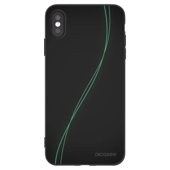Picasee husă neagră din silicon pentru Apple iPhone XS Max - Be Different