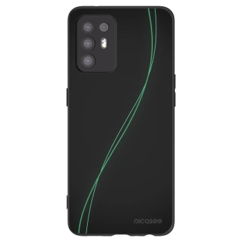 Picasee husă neagră din silicon pentru OPPO A94 5G - Be Different