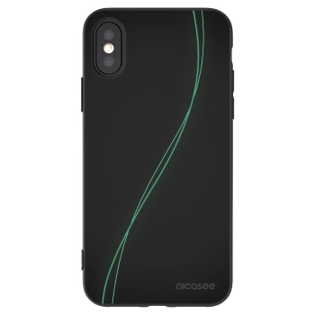 Picasee husă neagră din silicon pentru Apple iPhone X/XS - Be Different