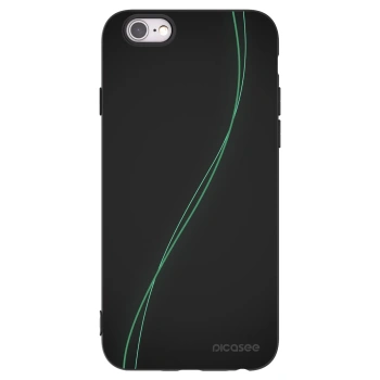 Picasee husă neagră din silicon pentru Apple iPhone 6/6S - Be Different