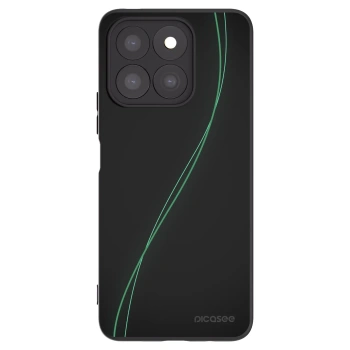 Picasee husă neagră din silicon pentru Honor X8b - Be Different