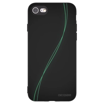 Picasee husă neagră din silicon pentru Apple iPhone 8 - Be Different
