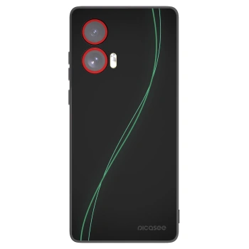 Picasee husă neagră din silicon pentru Motorola Edge 50 Fusion - Be Different