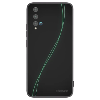 Picasee husă neagră din silicon pentru Huawei Nova 5T - Be Different
