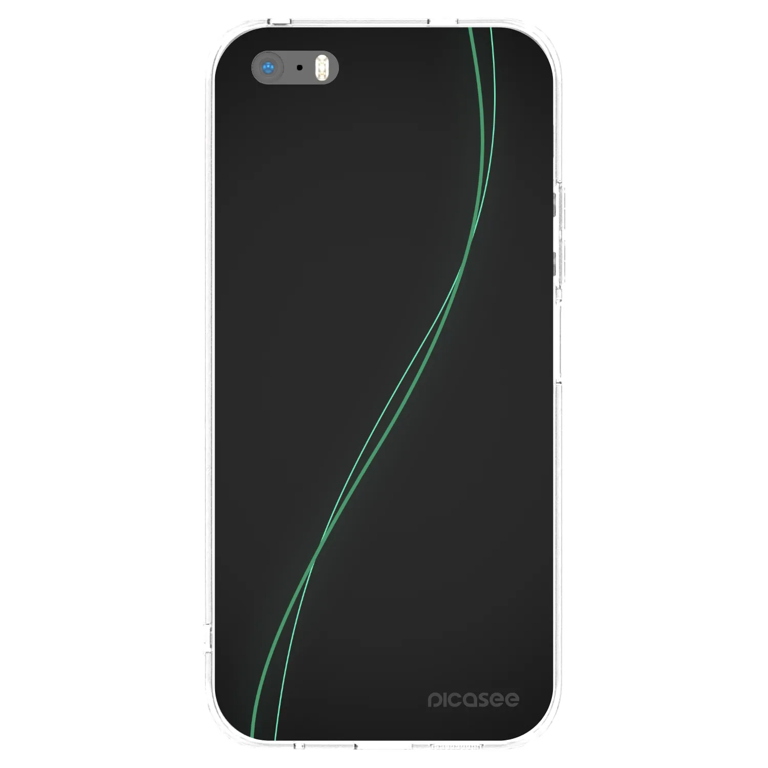 Picasee husă transparentă din silicon pentru Apple iPhone 5/5S/SE - Be Different