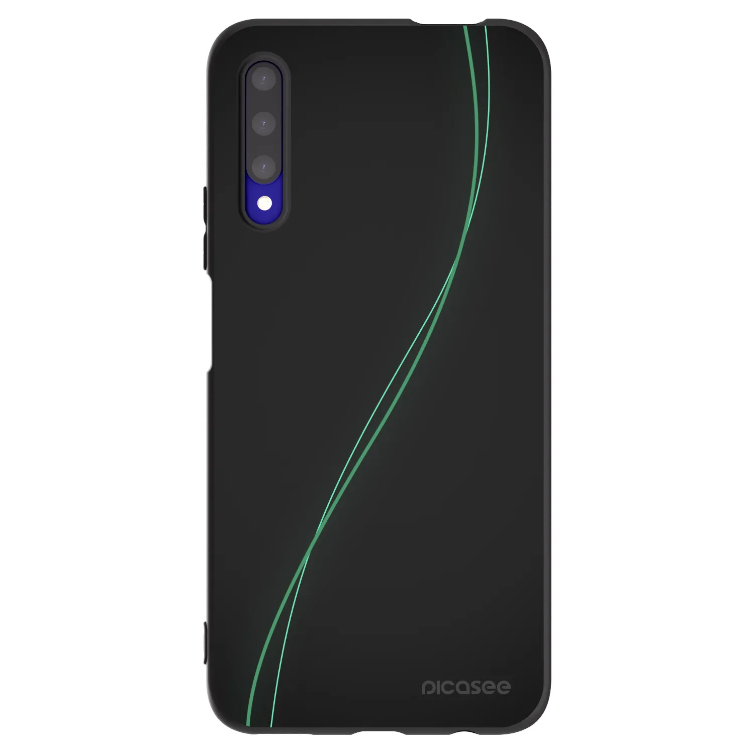Picasee husă neagră din silicon pentru Honor 9X Pro - Be Different
