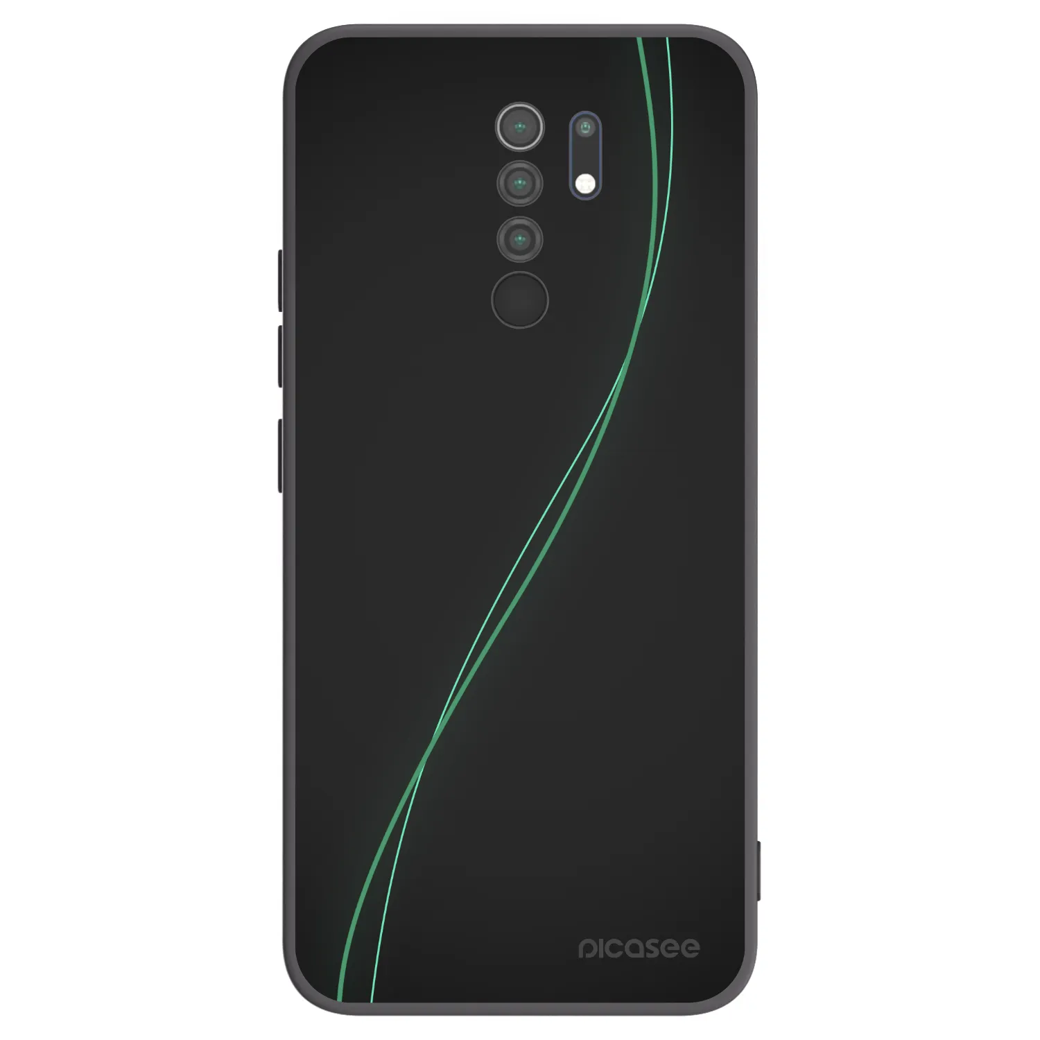 Picasee husă neagră din silicon pentru Xiaomi Redmi 9 - Be Different