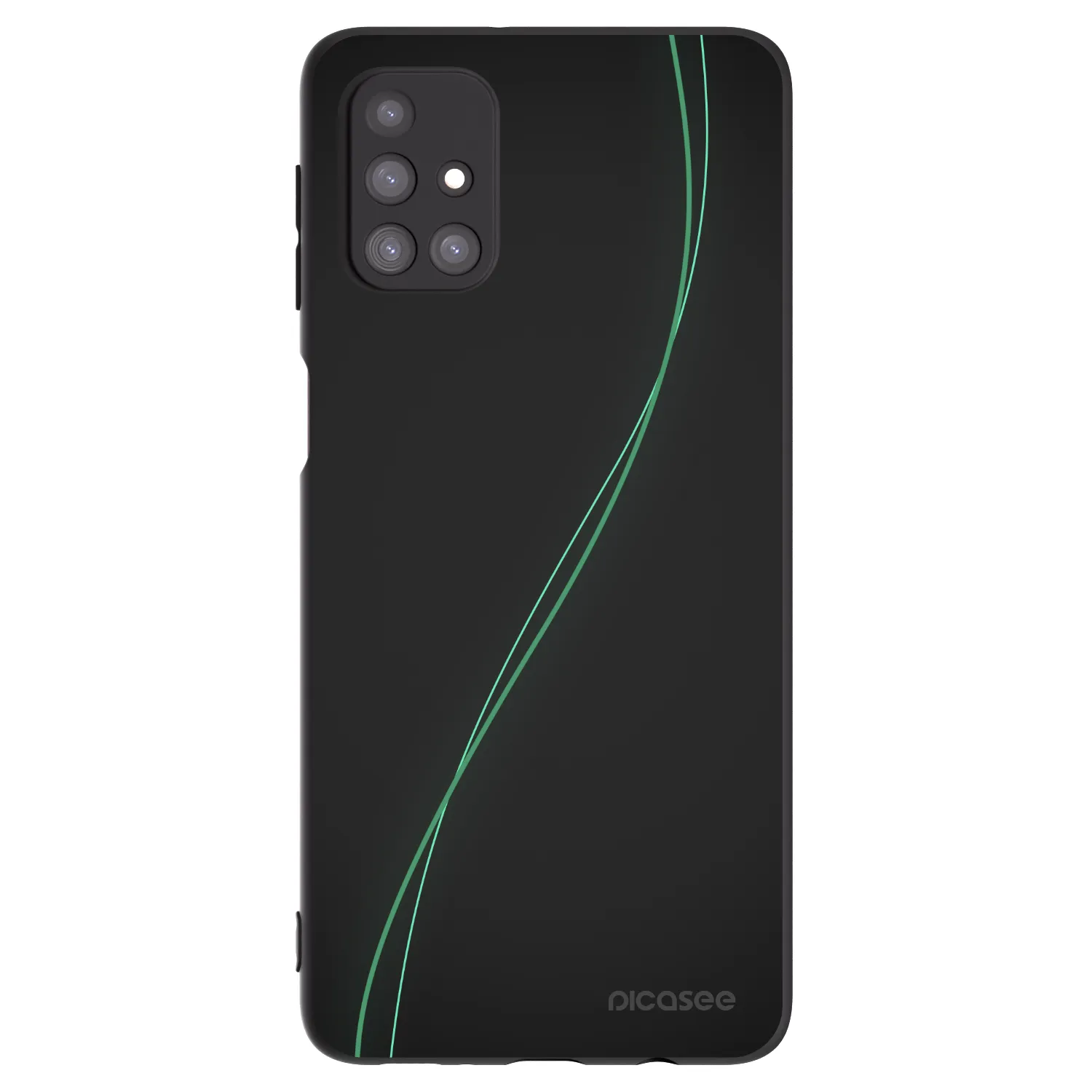 Picasee husă neagră din silicon pentru Samsung Galaxy M31s - Be Different