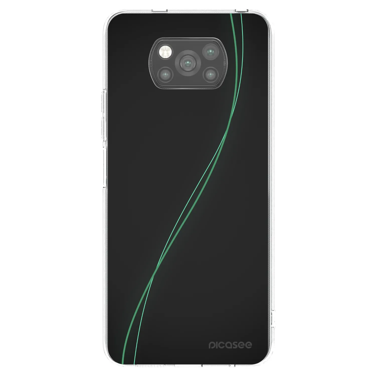 Picasee husă neagră din silicon pentru Xiaomi Poco X3 - Be Different