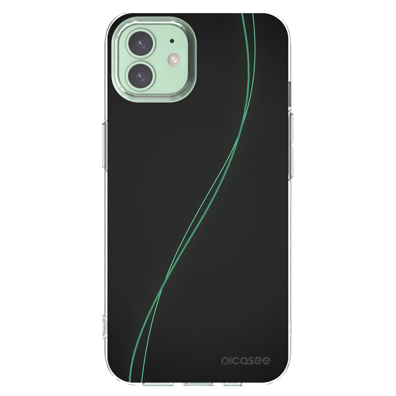 Picasee husă transparentă din silicon pentru Apple iPhone 12 - Be Different