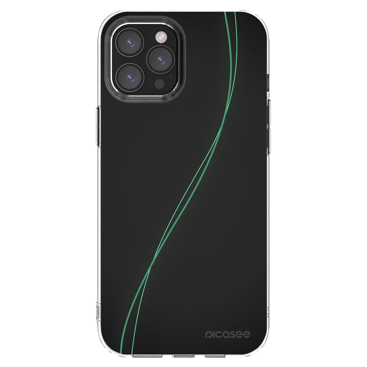 Picasee husă transparentă din silicon pentru Apple iPhone 12 Pro Max - Be Different