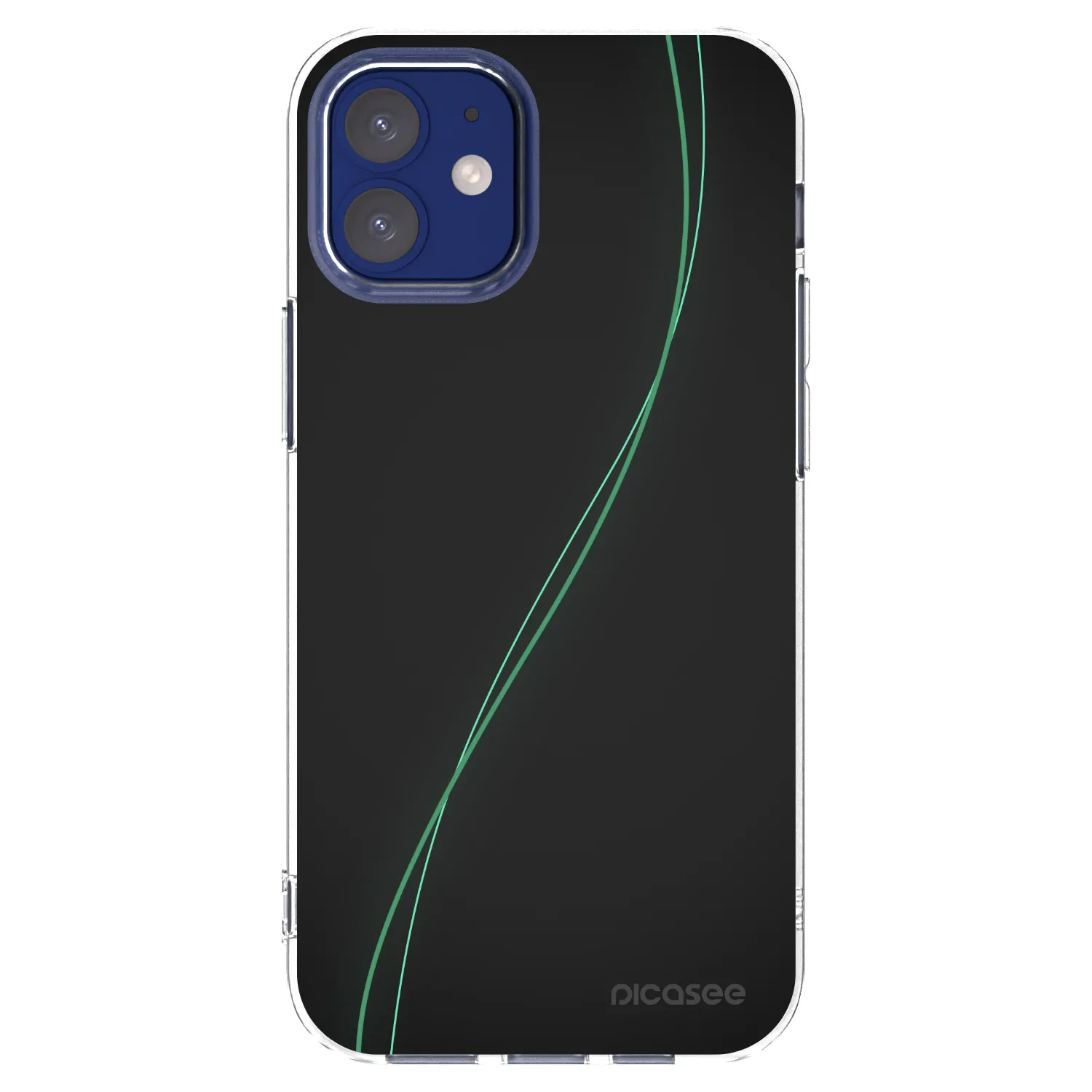 Picasee husă transparentă din silicon pentru Apple iPhone 12 mini - Be Different