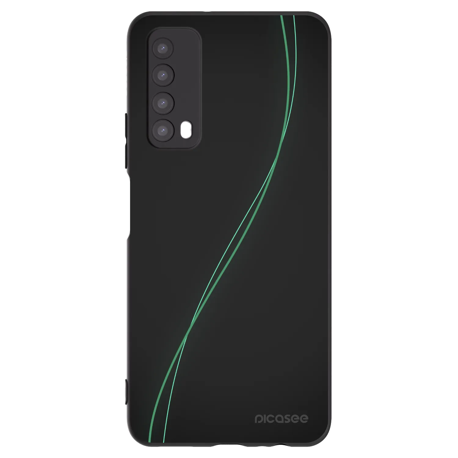 Picasee husă neagră din silicon pentru Huawei P Smart 2021 - Be Different