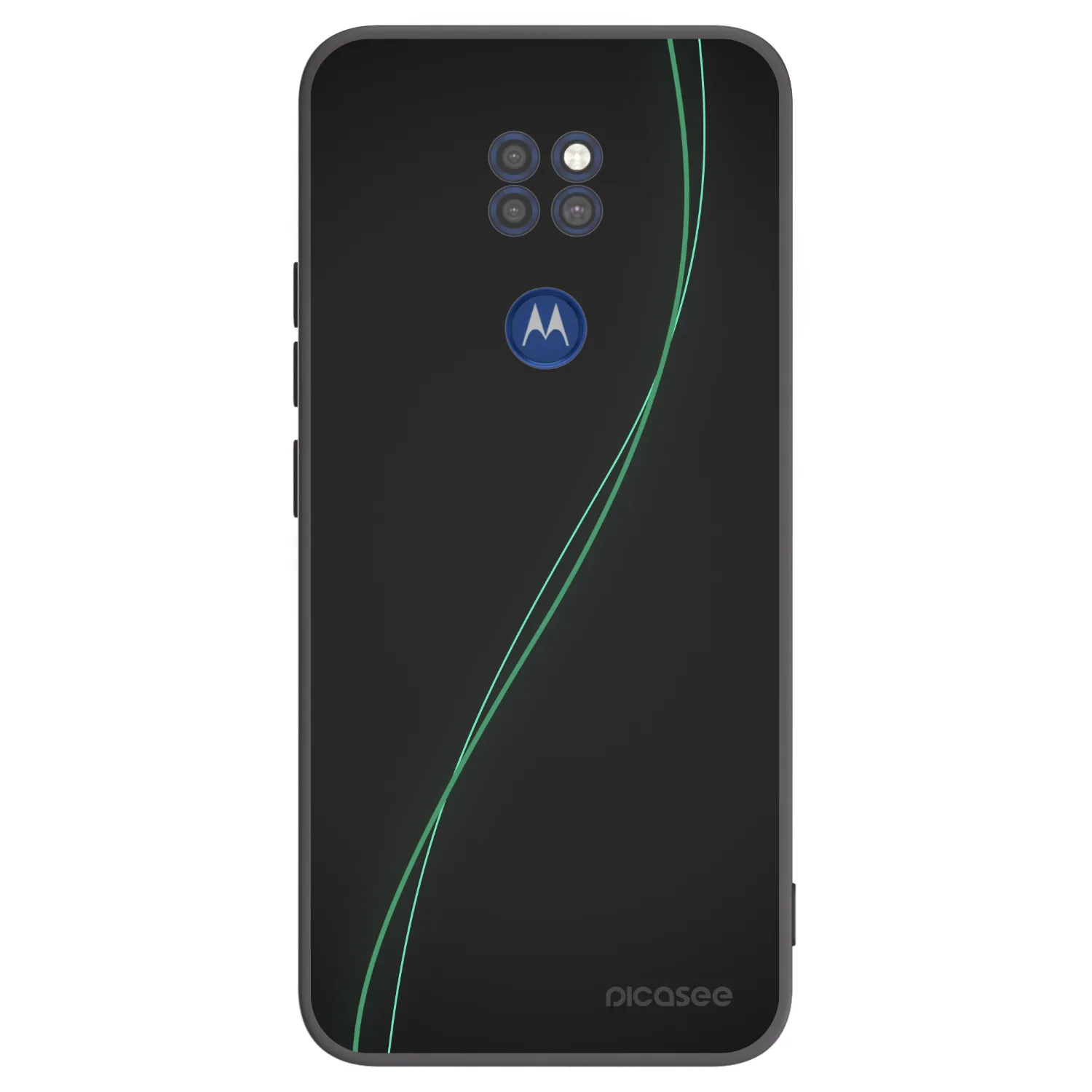 Picasee husă neagră din silicon pentru Motorola Moto G9 Play - Be Different