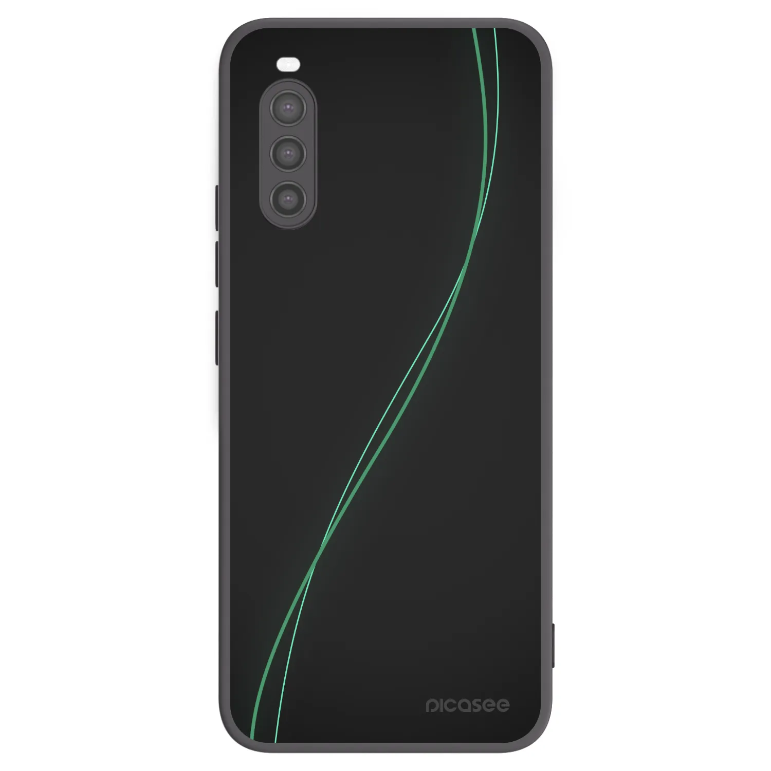Picasee husă neagră din silicon pentru Sony Xperia 10 II - Be Different