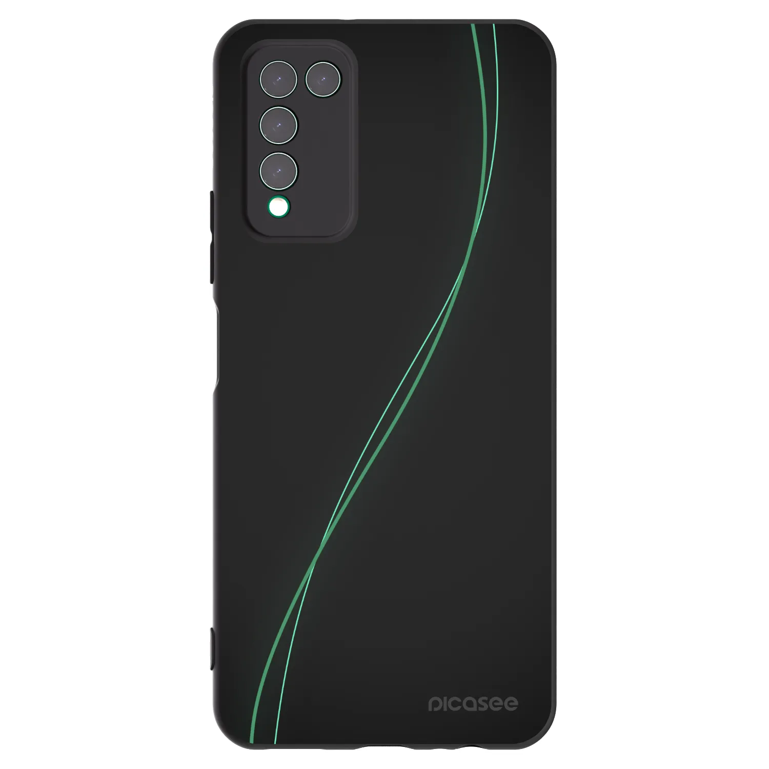 Picasee husă neagră din silicon pentru Honor 10X Lite - Be Different