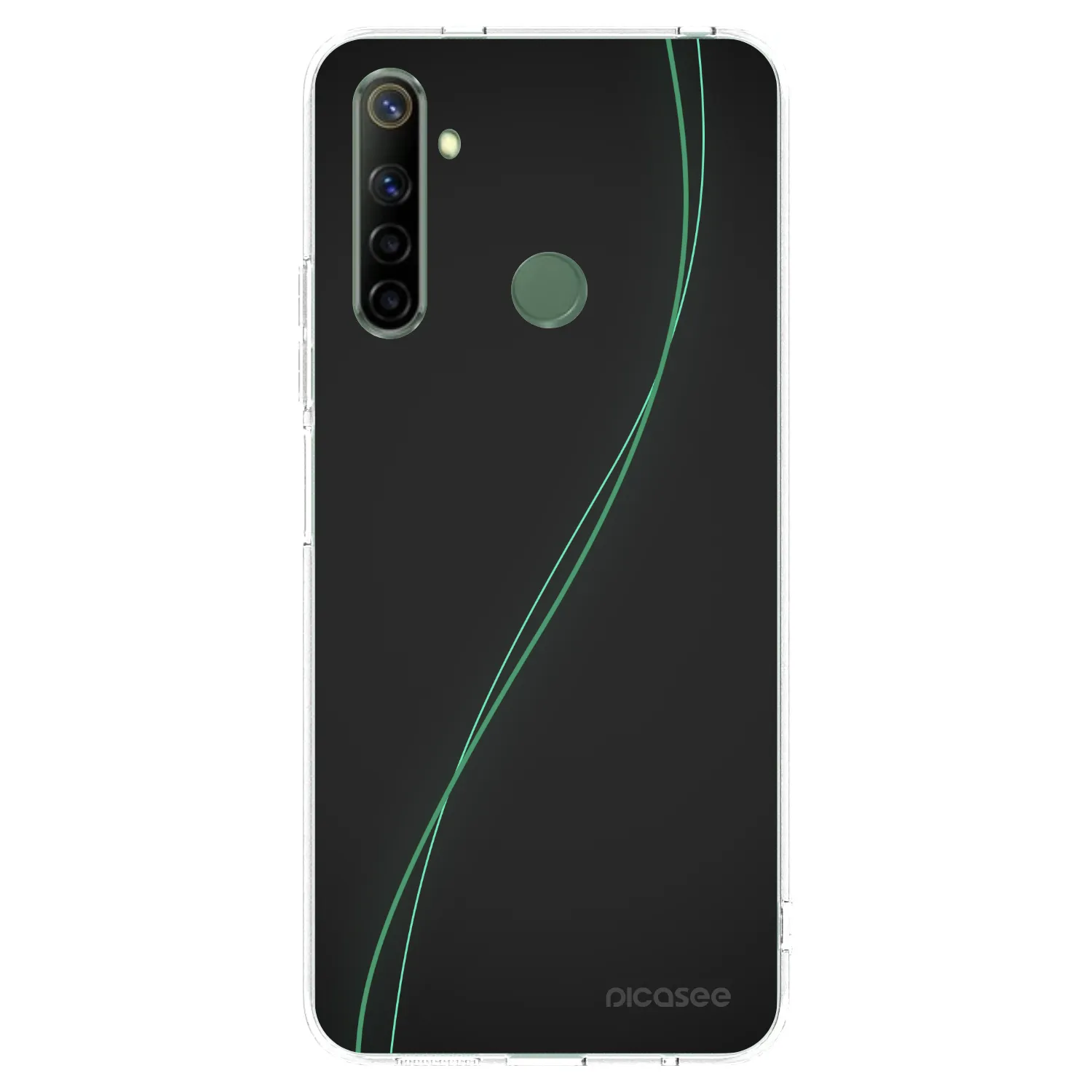 Picasee husă transparentă din silicon pentru Realme 6i - Be Different