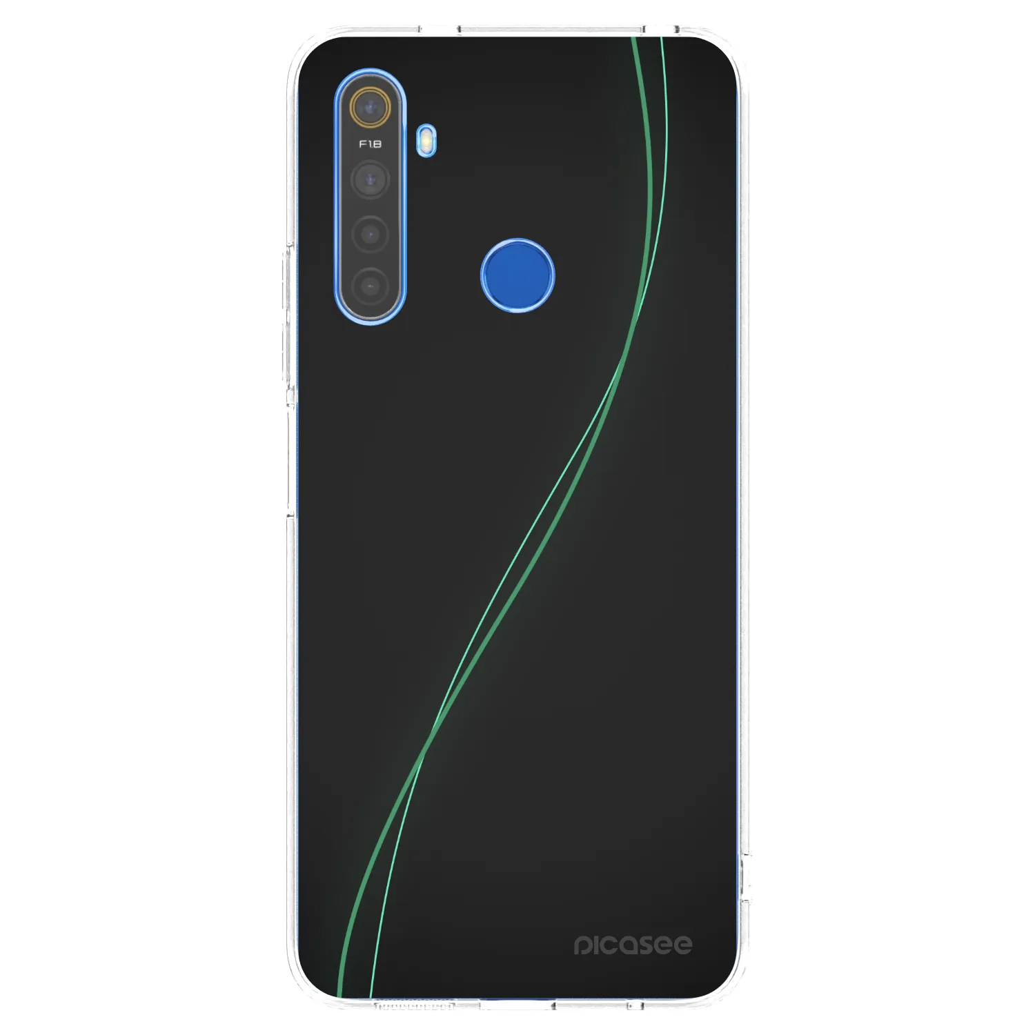 Picasee husă transparentă din silicon pentru Realme 5 - Be Different