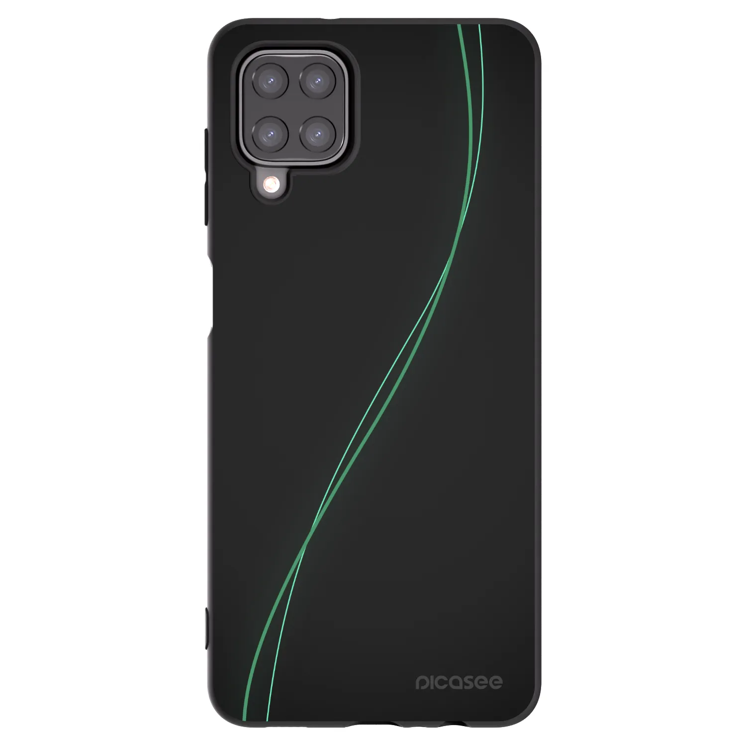 Picasee husă neagră din silicon pentru Samsung Galaxy A12 A125F - Be Different