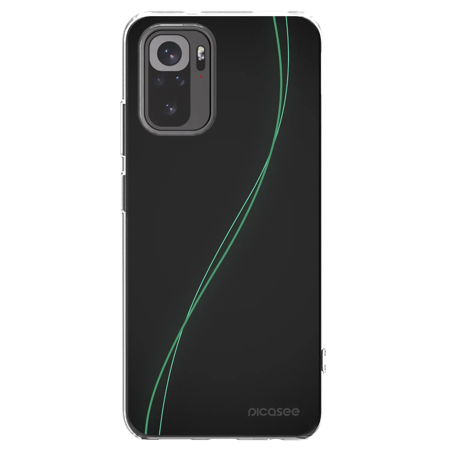 Picasee husă transparentă din silicon pentru Xiaomi Redmi Note 10S - Be Different