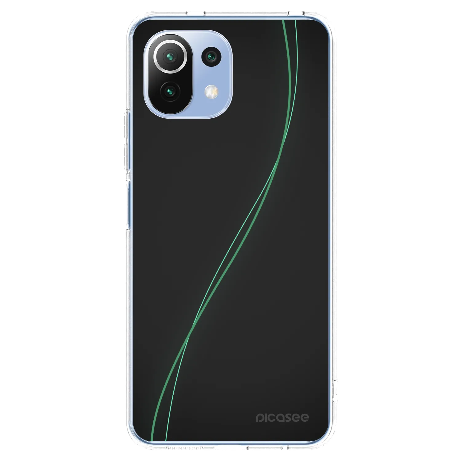 Picasee husă transparentă din silicon pentru Xiaomi Mi 11 Lite - Be Different