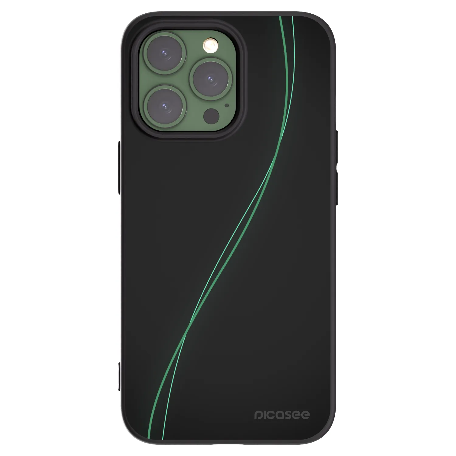 Picasee husă neagră din silicon pentru Apple iPhone 13 Pro - Be Different