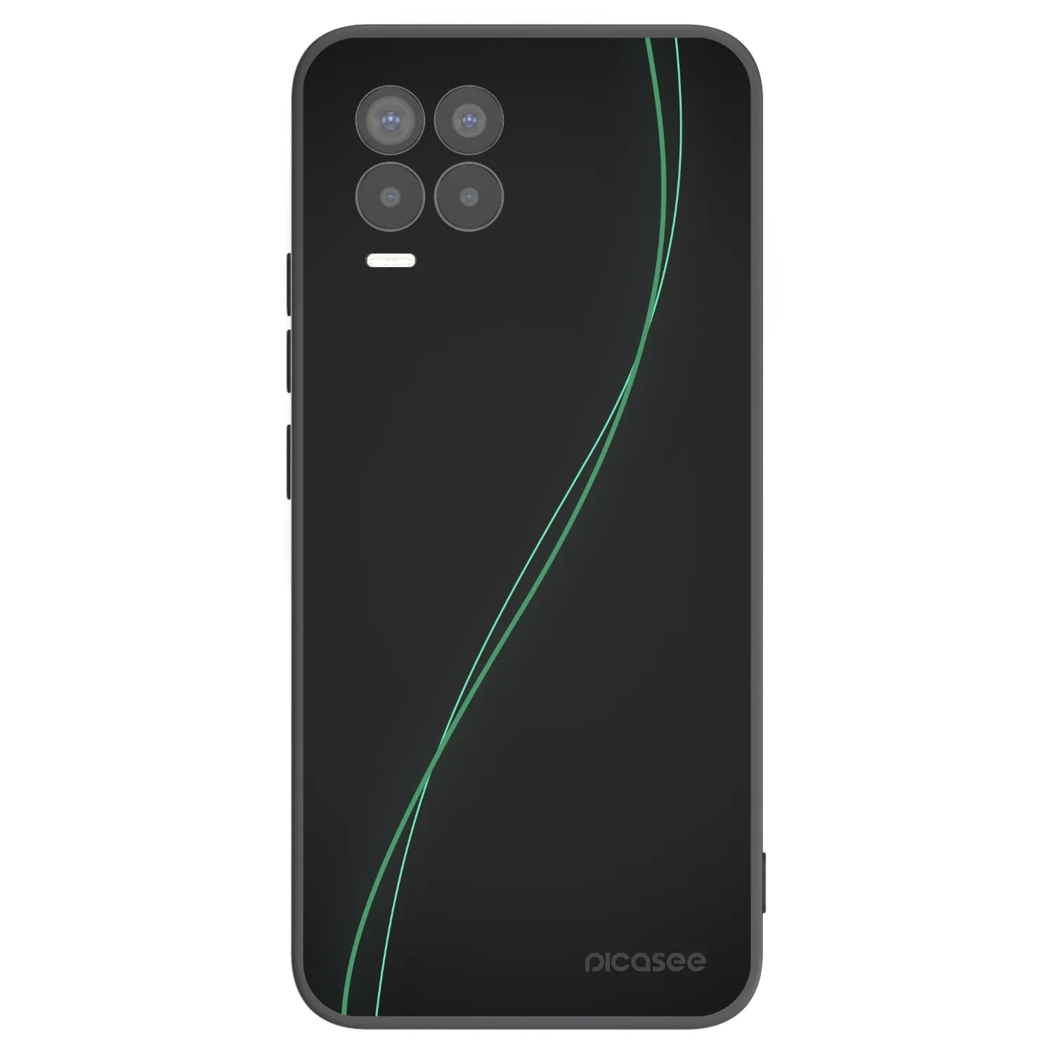 Picasee husă neagră din silicon pentru Realme 8 Pro - Be Different