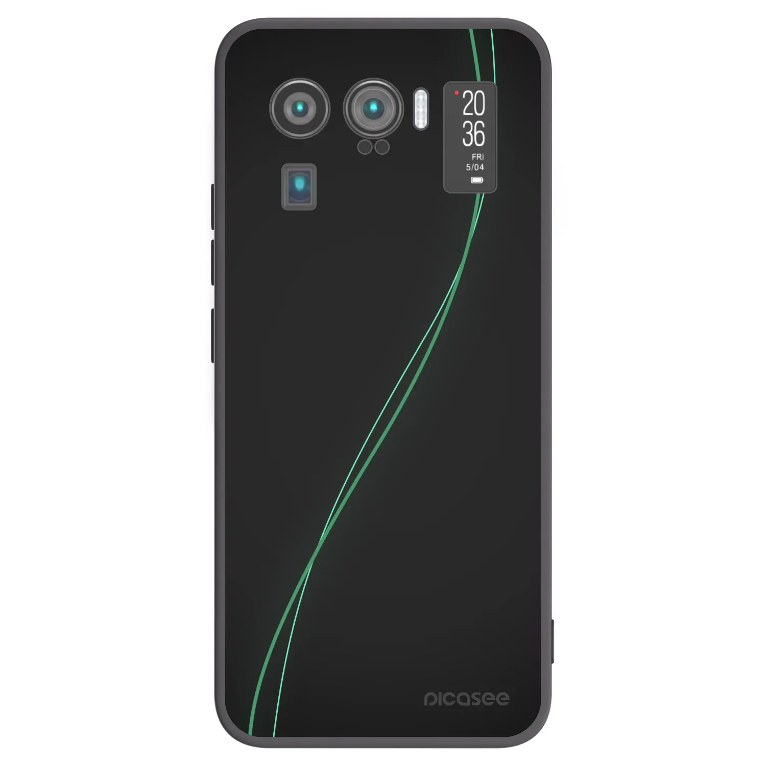 Picasee husă neagră din silicon pentru Xiaomi Mi 11 Ultra - Be Different