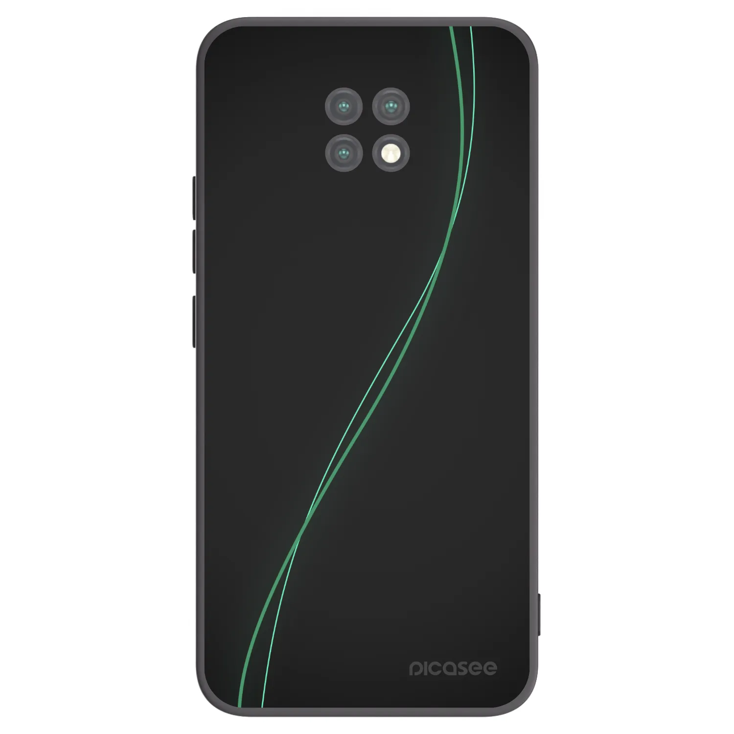 Picasee husă neagră din silicon pentru Xiaomi Redmi Note 9T - Be Different