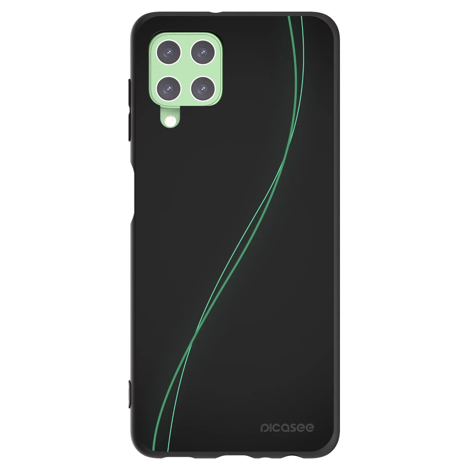 Picasee husă neagră din silicon pentru Samsung Galaxy A22 A225F 4G - Be Different