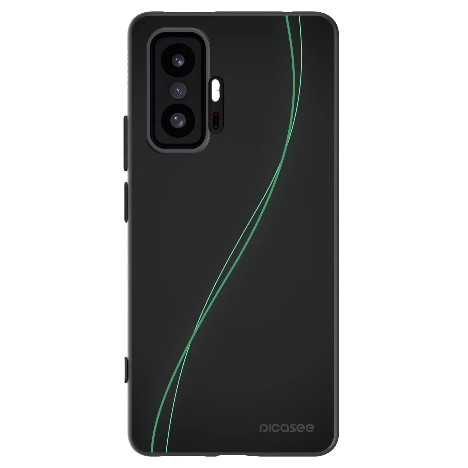 Picasee husă neagră din silicon pentru Xiaomi 11T - Be Different